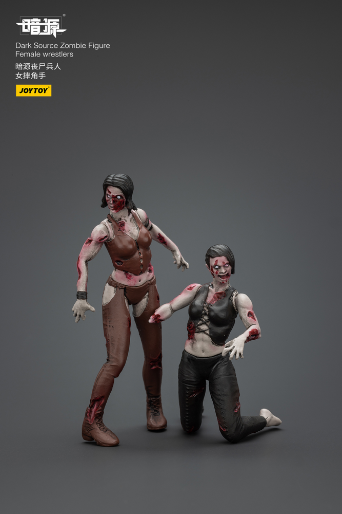 JOYTOY DARK SOURCE ZOMBIE FIGURE FEMALE WRESTLERS