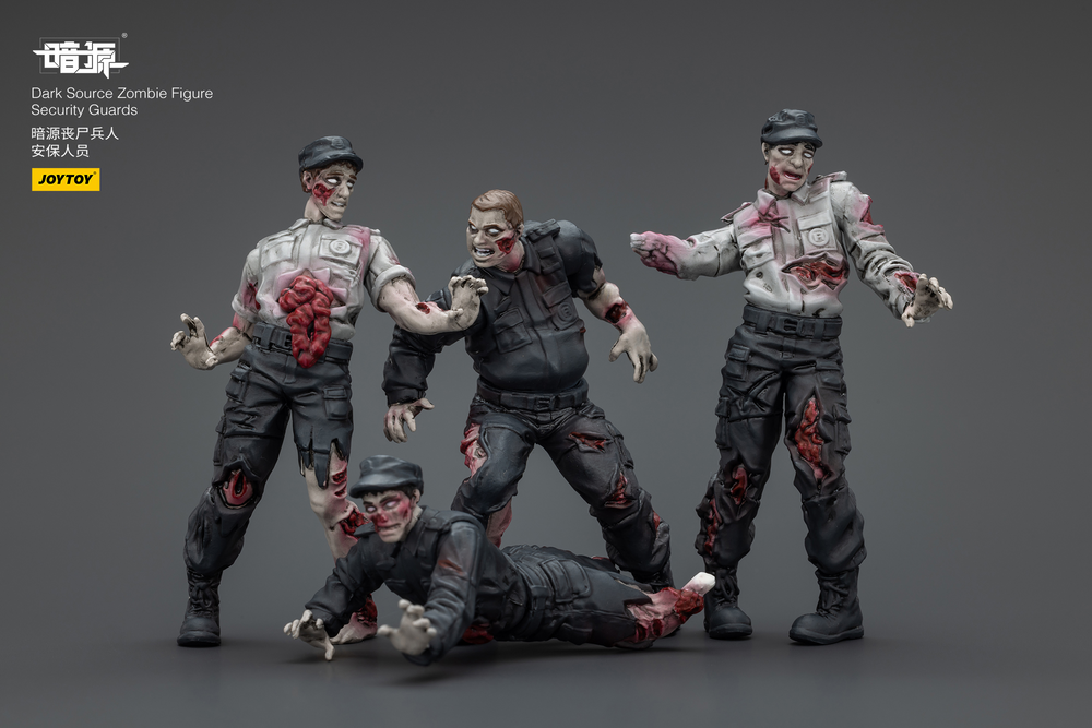 JOYTOY DARK SOURCE ZOMBIE FIGURE SECURITY GUARDS