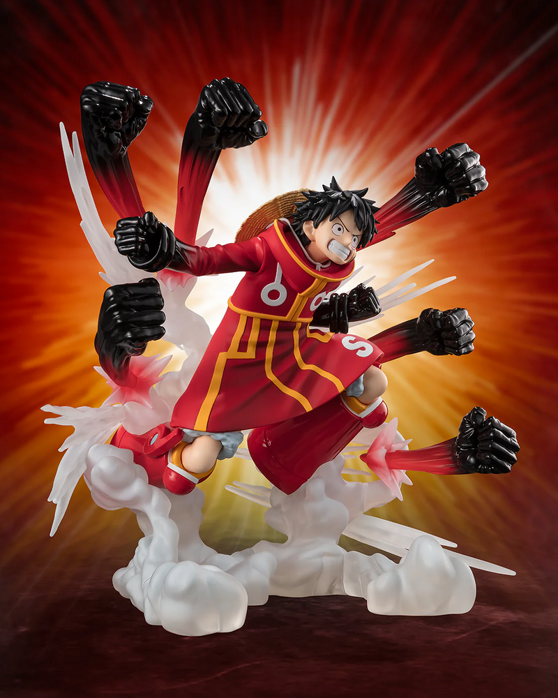 FIGUARTSZERO [EXTRA BATTLE] MONKEY.D.LUFFY -GUM-GUM HAWK GATLING- "ONE PIECE", TAMASHII NATIONS