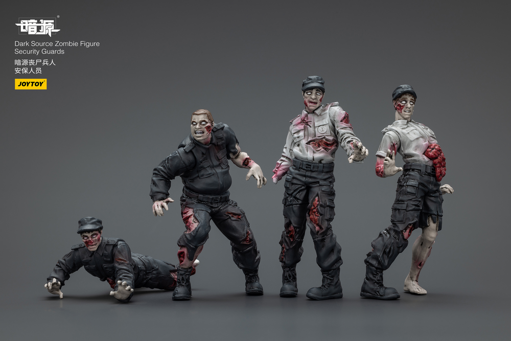 JOYTOY DARK SOURCE ZOMBIE FIGURE SECURITY GUARDS