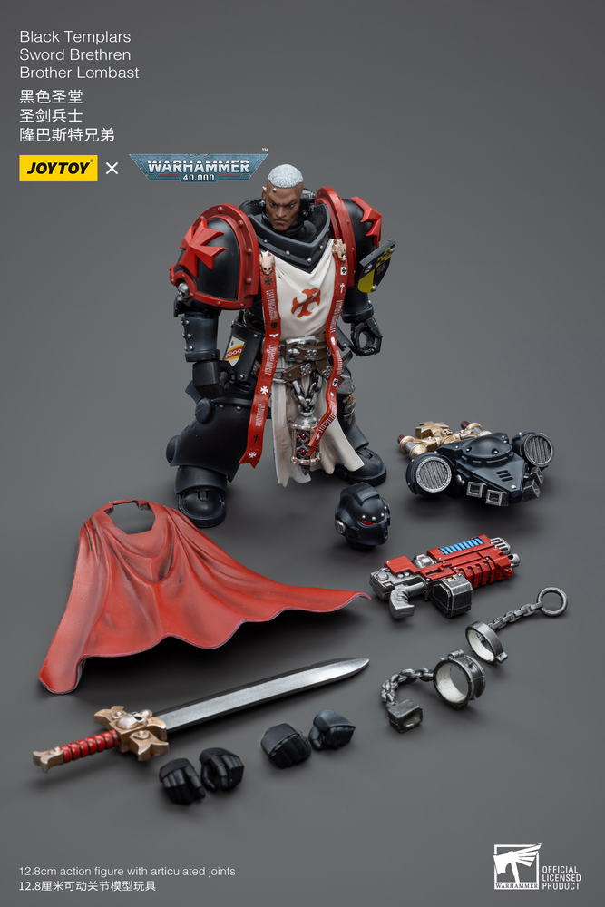 Joy Toy Black Templars Sword Brethren Brother Lombast