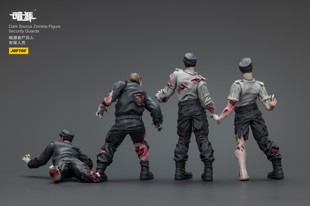 JOYTOY DARK SOURCE ZOMBIE FIGURE SECURITY GUARDS