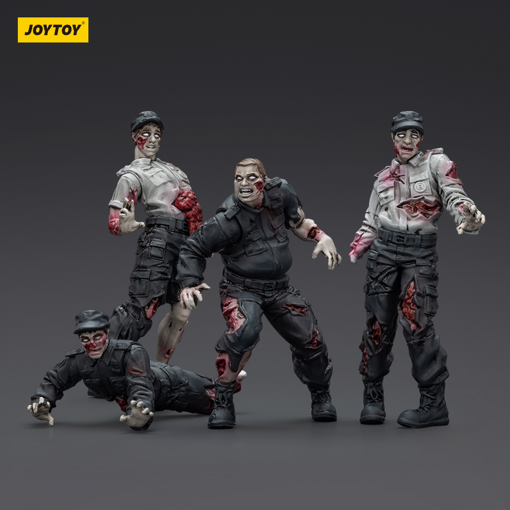 JOYTOY DARK SOURCE ZOMBIE FIGURE SECURITY GUARDS