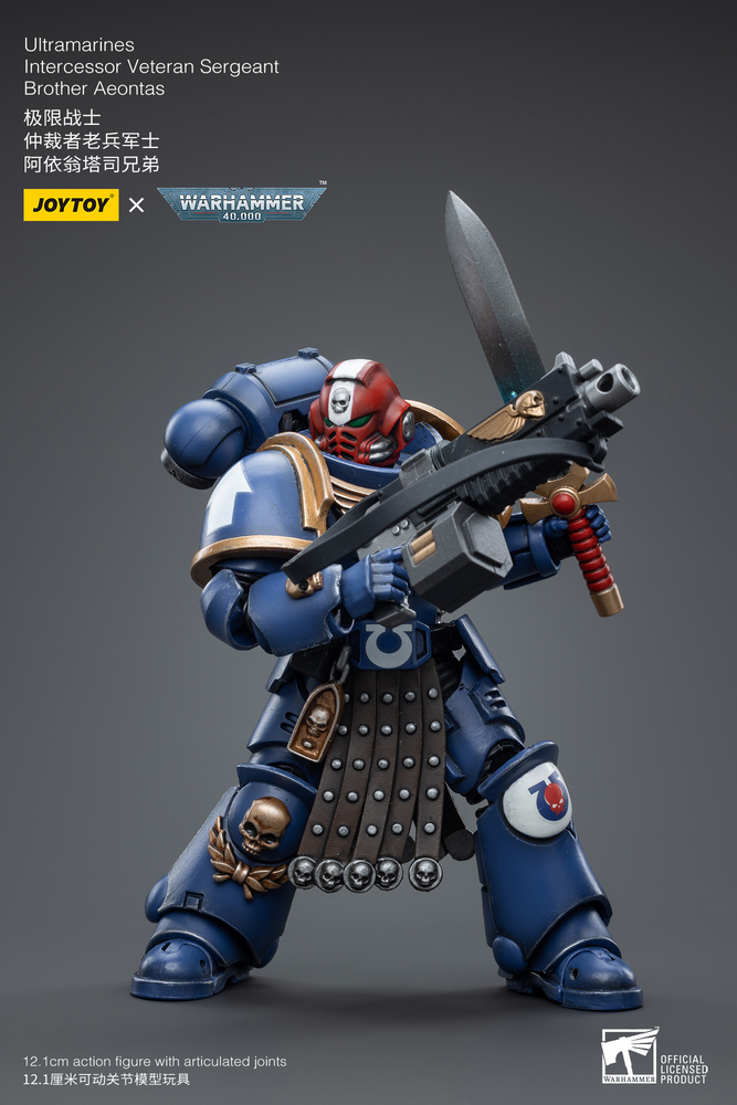 Joy Toy Ultramarines Intercessor Veteran Sergeant Brother Aeontas