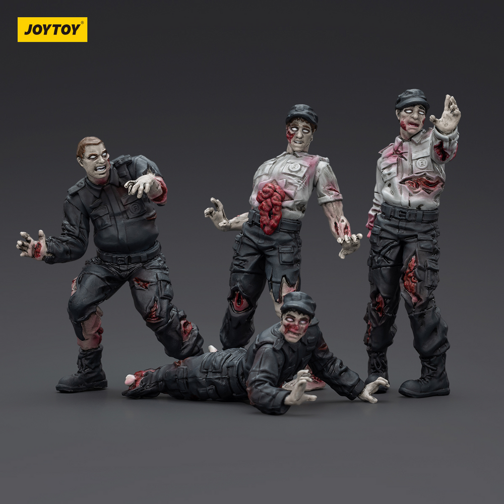 JOYTOY DARK SOURCE ZOMBIE FIGURE SECURITY GUARDS