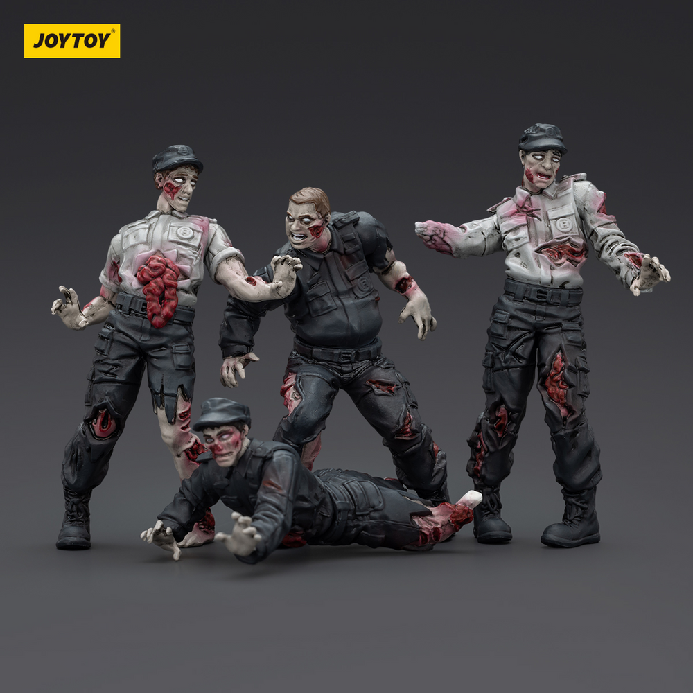 JOYTOY DARK SOURCE ZOMBIE FIGURE SECURITY GUARDS