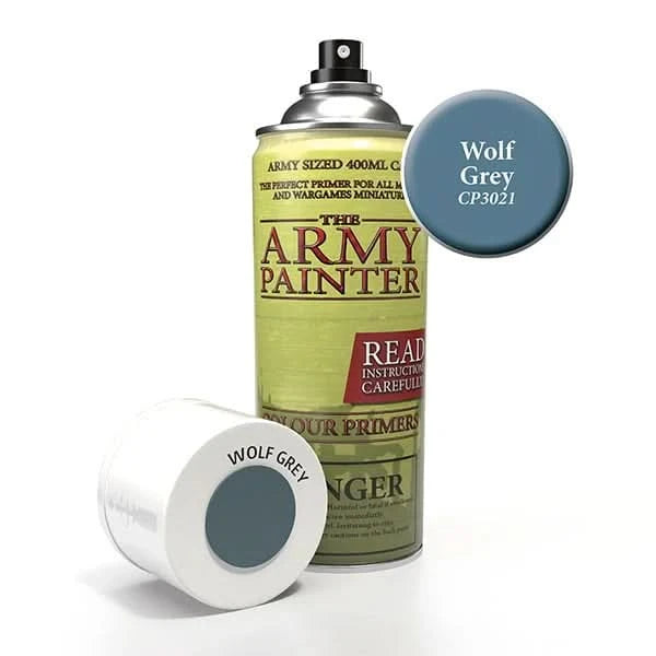 THE ARMY PAINTER COLOUR PRIMER: WOLF GREY SPRAY