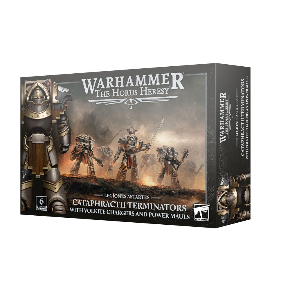WARHAMMER: THE HORUS HERESY LEGIONS ASTARTES CATAPHRACTII TERMINATORS POWER MAULS