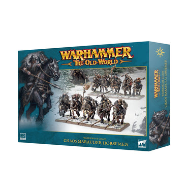 WARHAMMER: THE OLD WORLD WARRIORS OF CHAOS CHAOS MARAUDER HORSEMEN