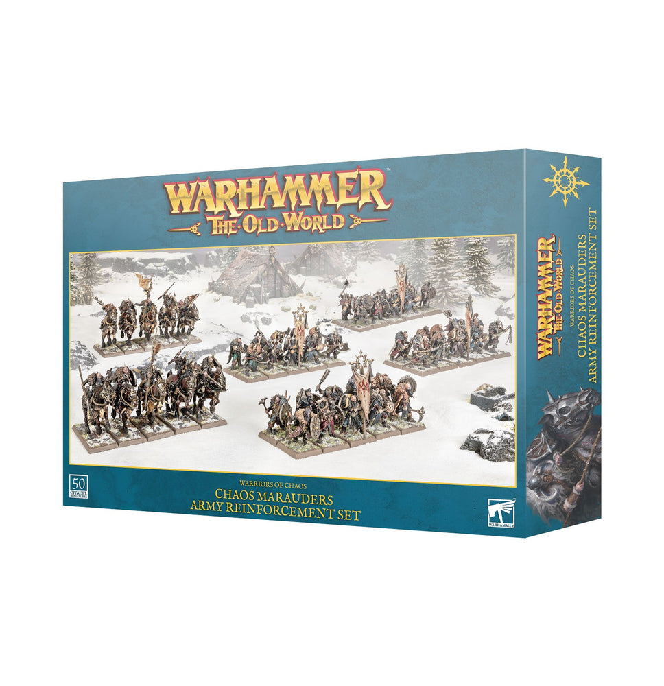 WARHAMMER: THE OLD WORLD CHAOS MARAUDERS ARMY REINFORCEMENT SET