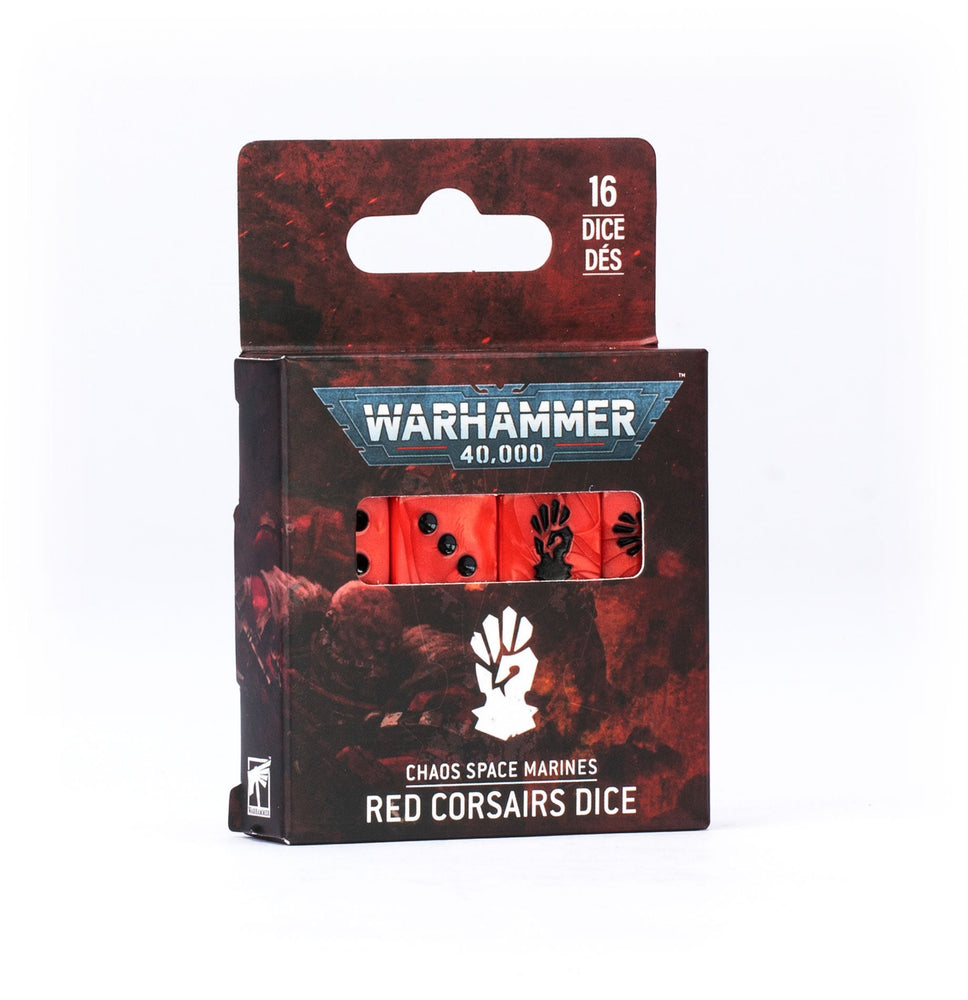 WARHAMMER 40,000 CHAOS SPACE MARINES RED CORSAIRS DICE