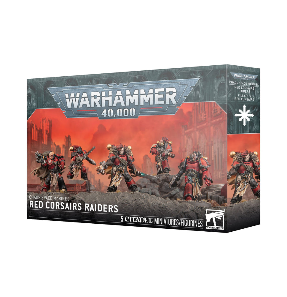 WARHAMMER 40,000 CHAOS SPACE MARINES RED CORSAIRS RAIDERS