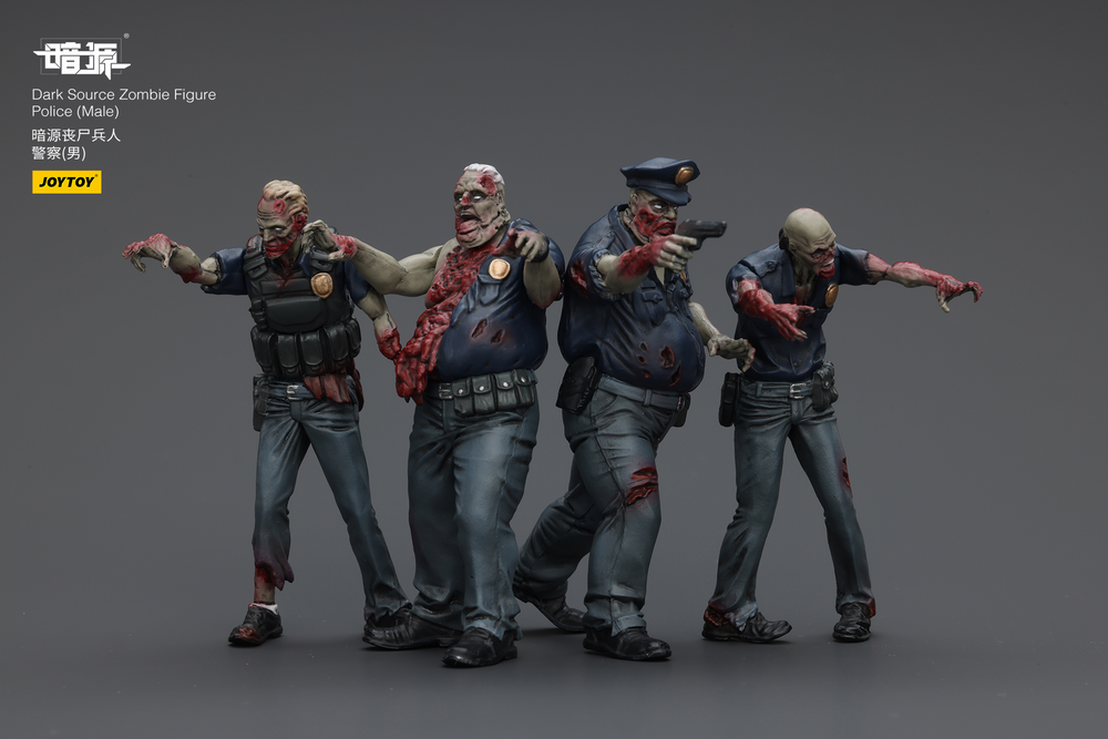 JOYTOY DARK SOURCE ZOMBIE FIQURE POLICE (MALE)