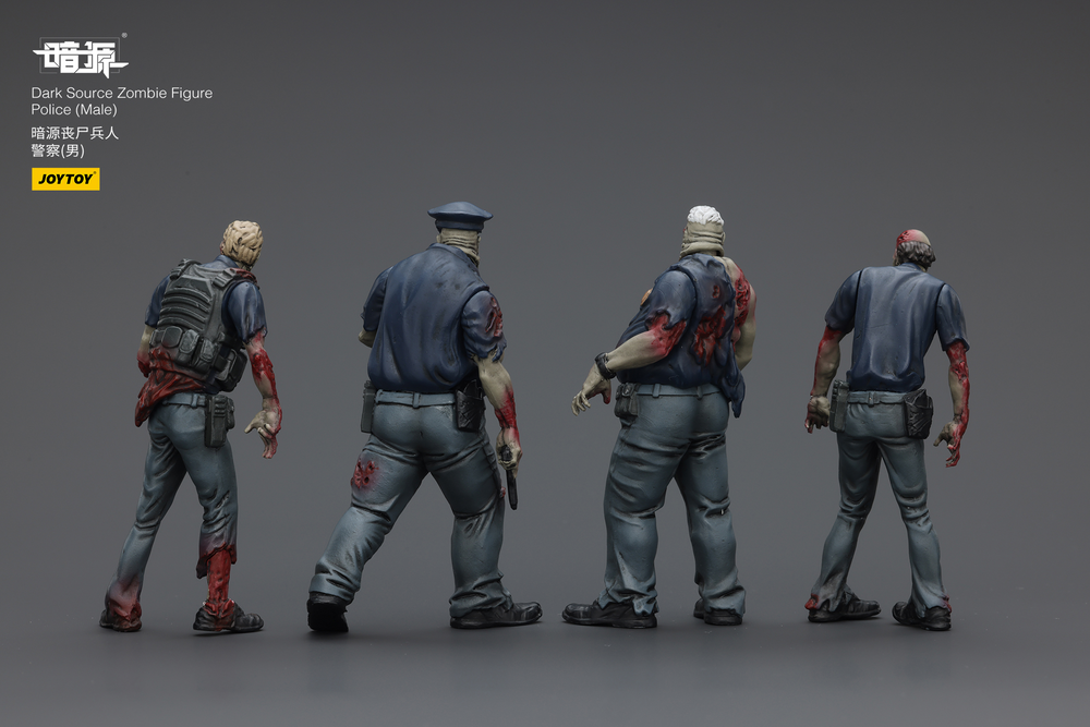 JOYTOY DARK SOURCE ZOMBIE FIQURE POLICE (MALE)