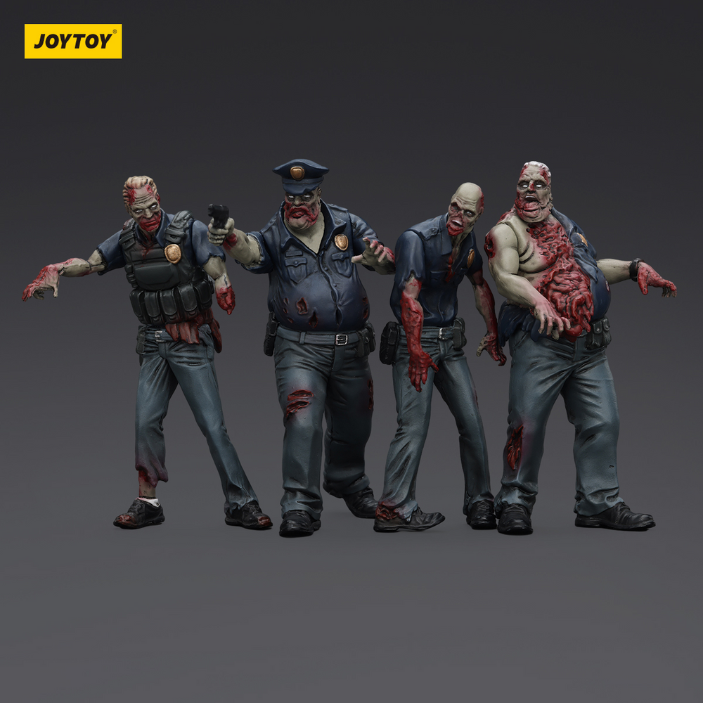 JOYTOY DARK SOURCE ZOMBIE FIQURE POLICE (MALE)