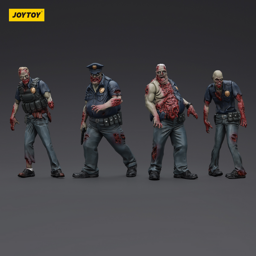 JOYTOY DARK SOURCE ZOMBIE FIQURE POLICE (MALE)