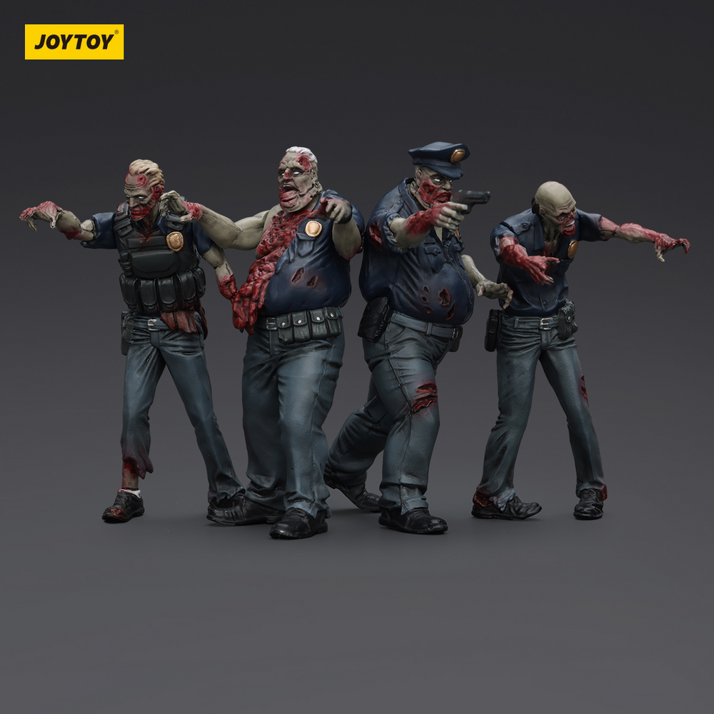 JOYTOY DARK SOURCE ZOMBIE FIQURE POLICE (MALE)