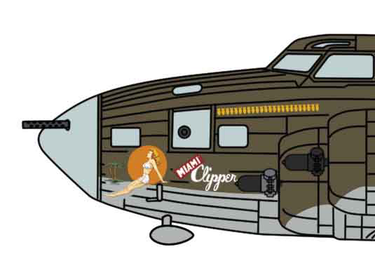 HASEGAWA 1/72 B-17F FLYING FORTRESS "MIAMI CLIPPER"