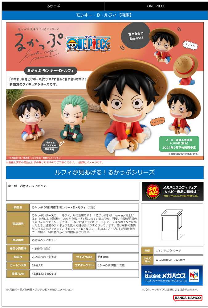LOOKUP ONE PIECE MONKEY D. LUFFY