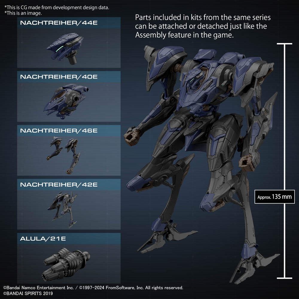 30MM ARMORED CORE FIRES OF RUBICON SCHNEIDER NACHTREIHER/40E STEEL HAZE