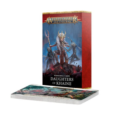 WARHAMMER: AGE OF SIGMAR WARSCROLL CARDS DAUGHTERS OF KHAINE
