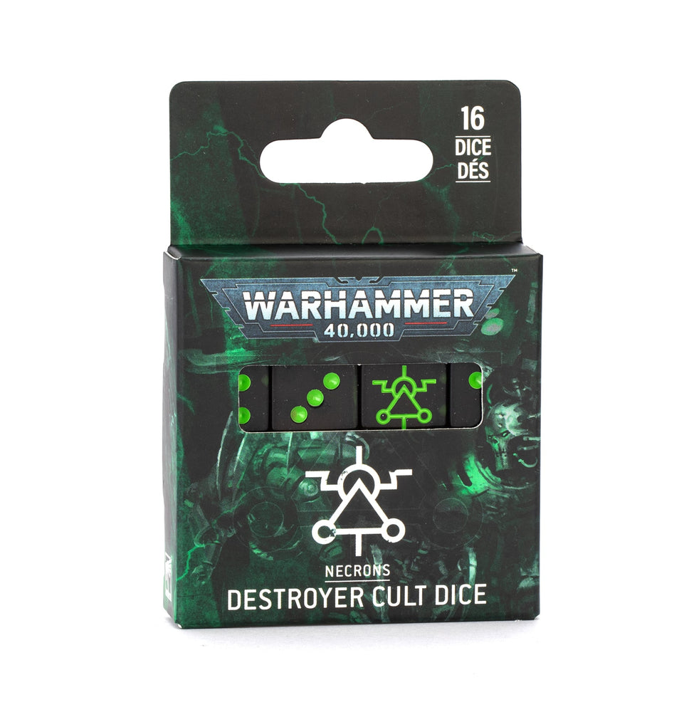 WARHAMMER 40,000 NECRONS DESTROYER CULT DICE