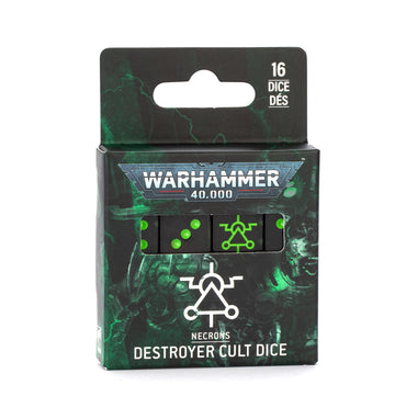 WARHAMMER 40,000 NECRONS DESTROYER CULT DICE
