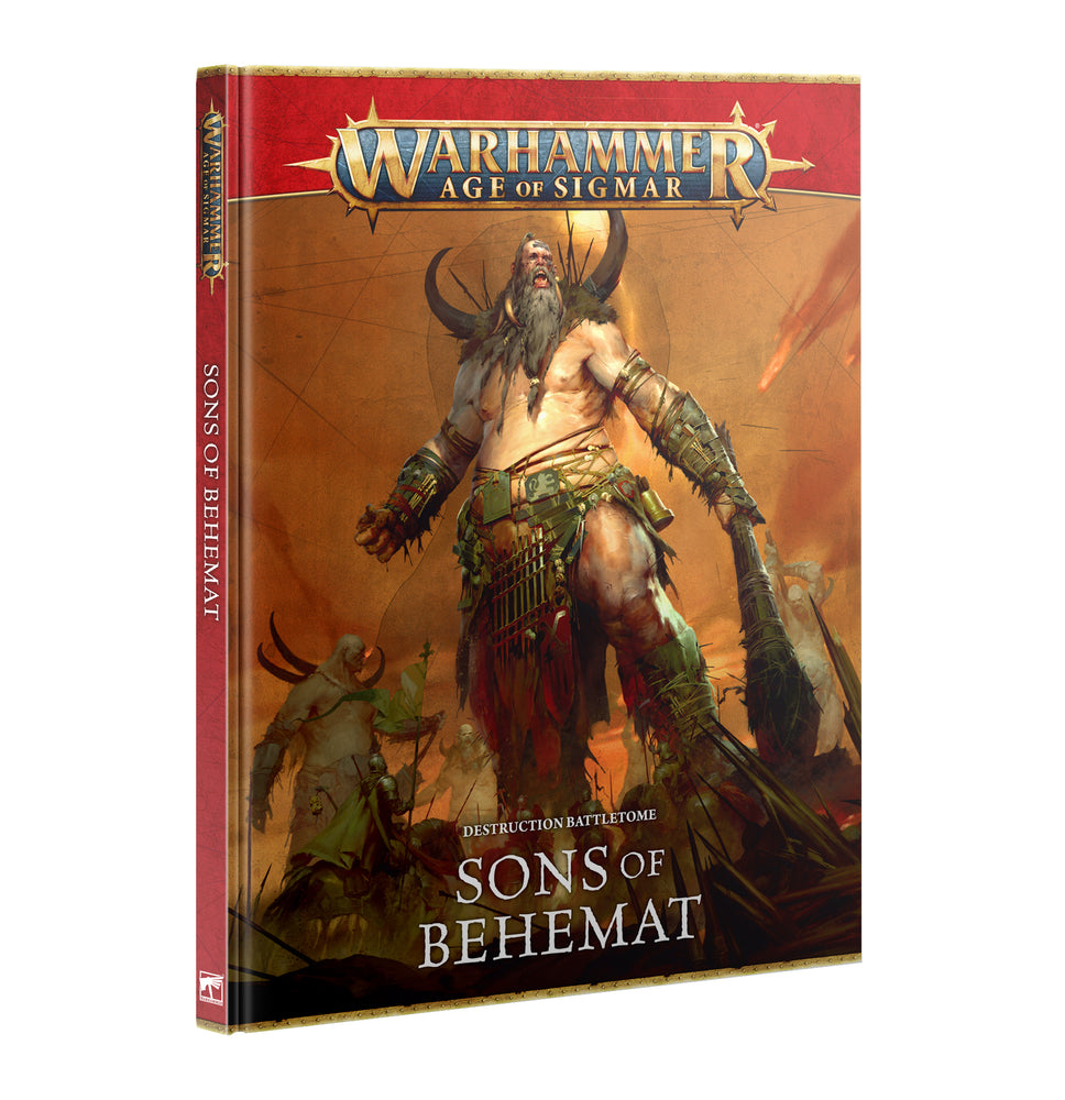 WARHAMMER AGE OF SIGMAR BATTLETOME SONS OF BEHEMAT