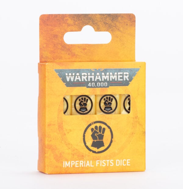 WARHAMMER 40,000 IMPERIAL FISTS COMBAT PATROL DICE SET OF 16