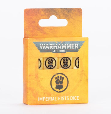 WARHAMMER 40,000 IMPERIAL FISTS COMBAT PATROL DICE SET OF 16