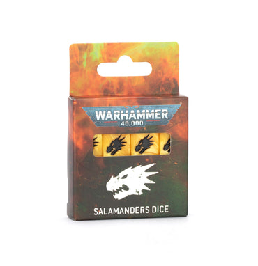 WARHAMMER 40,000 DICE SET OF 16 SALAMANDERS CHAPTER