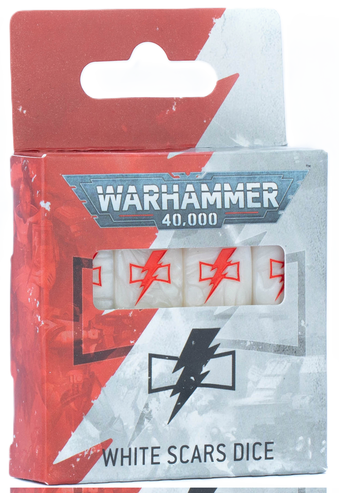 WARHAMMER 40,000 WHITE SCARS DICE SET OF 16