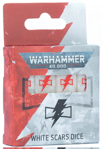 WARHAMMER 40,000 WHITE SCARS DICE SET OF 16