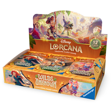 DISNEY LORCANA SET 12 WILDS UNKNOWN BOOSTER BOX PRE ORDER ^ MAY 8/MAY 15