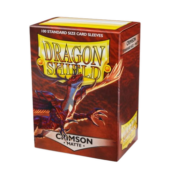 DRAGON SHIELD SLEEVES MATTE CRIMSON 100CT
