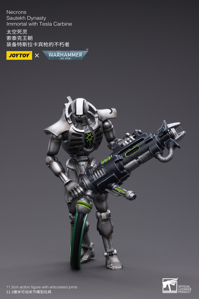 Joy Toy Necrons Sautekh Dynasty Immortal with Tesla Carbine