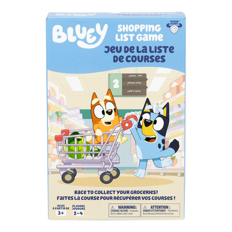 BLUEY SHOPPING LIST GAME
