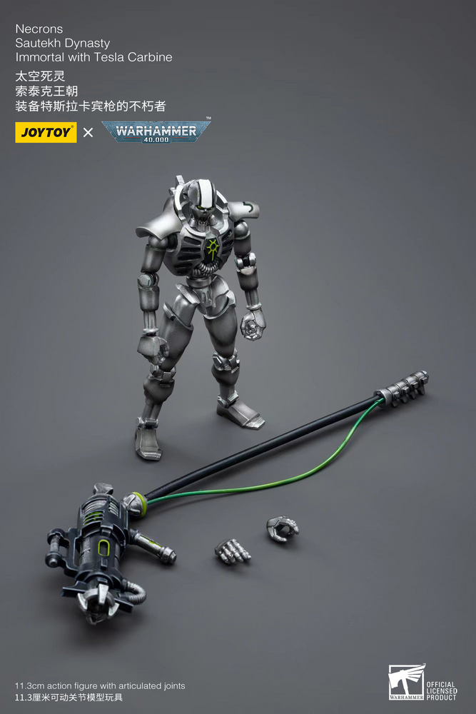 Joy Toy Necrons Sautekh Dynasty Immortal with Tesla Carbine