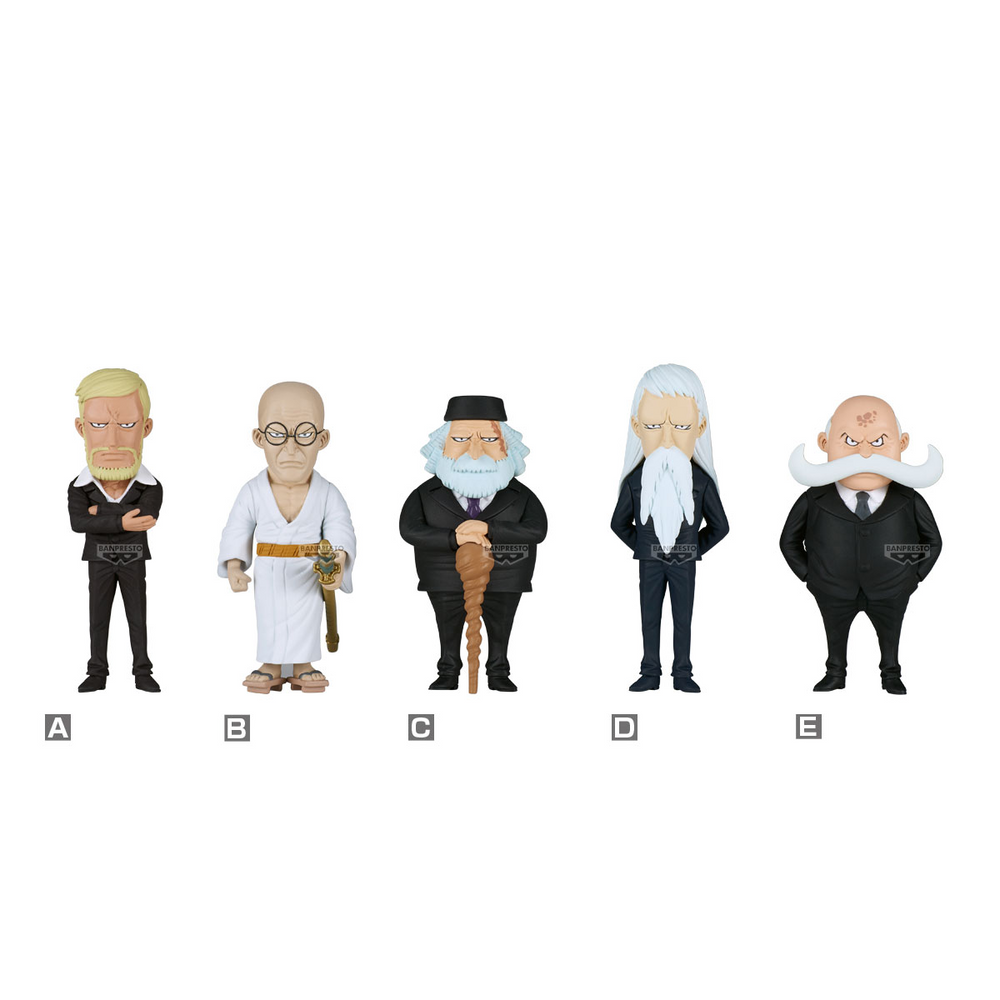 ONE PIECE -FIVE ELDERS- "ONE PIECE", BANPRESTO WORLD COLLECTABLE FIGURE