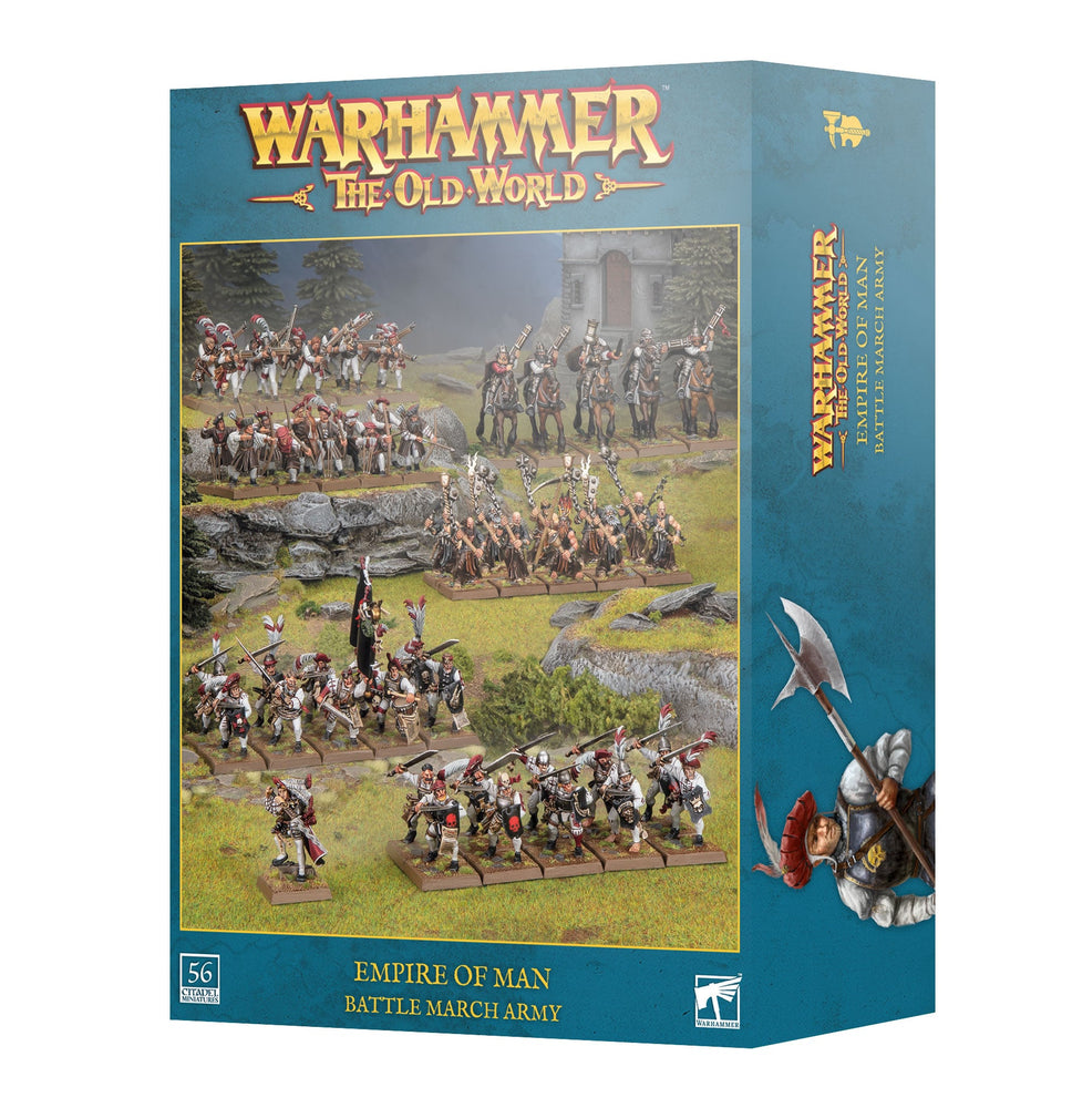 WARHAMMER: THE OLD WORLD EMPIRE OF MAN BATTLE MARCH ARMY