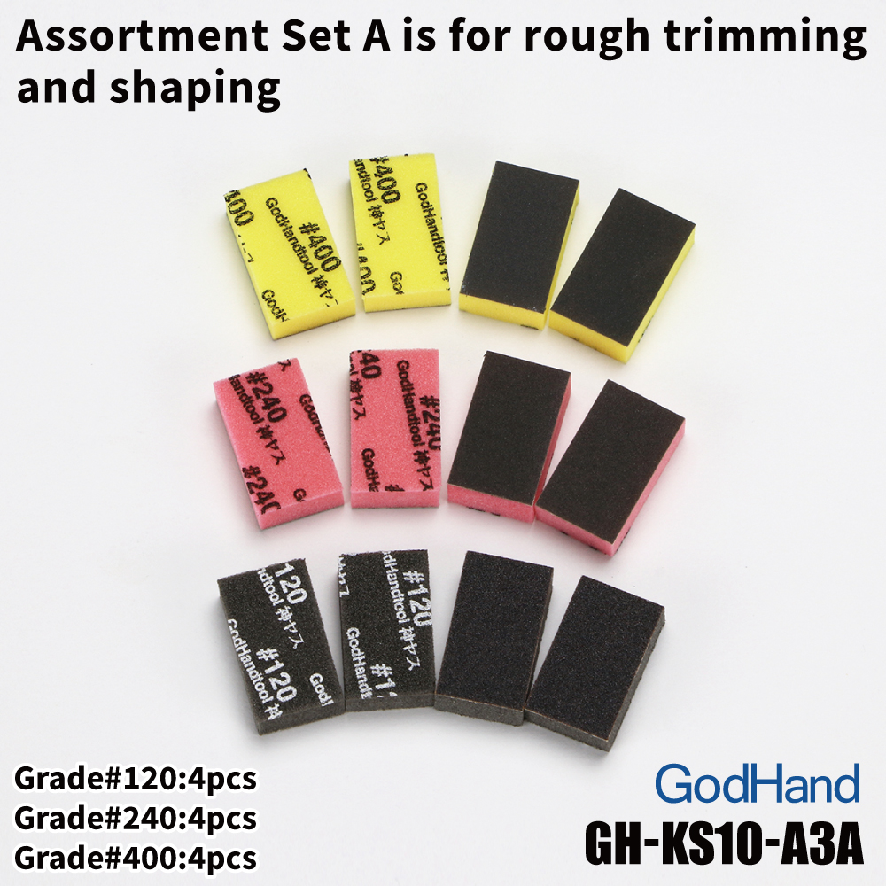 Kamiyasu-SandingStick 10mm-Assortment [A set]