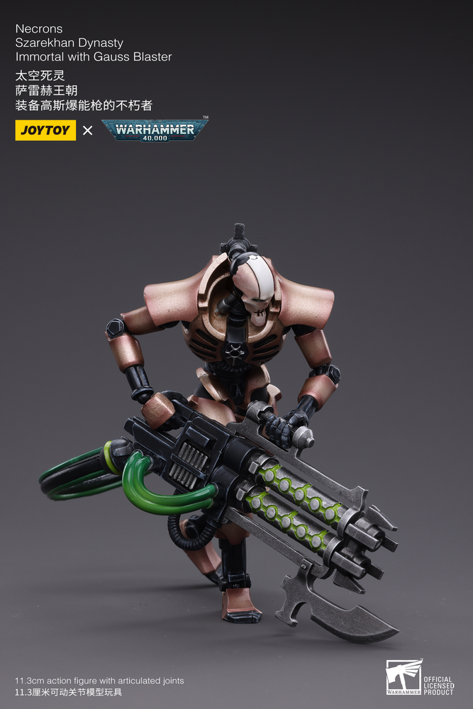 Necrons Szarekhan Dynasty lmmortal with Gauss Blaster [2PCS]