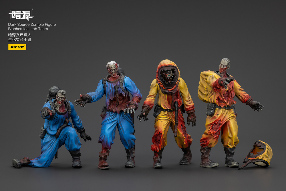 JOYTOY DARK SOURCE ZOMBIE FIGURE BIOCHEMICAL LAB TEAM