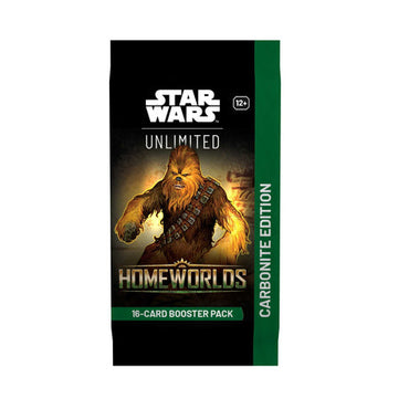 STAR WARS UNLIMITED HOMEWORLDS CARBONITE BOOSTER PACK