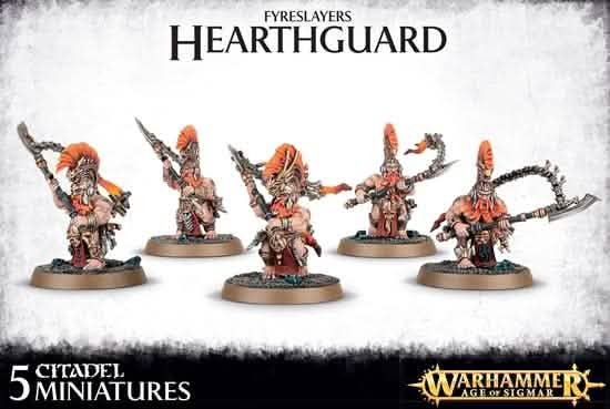 WARHAMMER AGE OF SIGMAR FYRESLAYERS: HEARTHGUARD BERZERKER