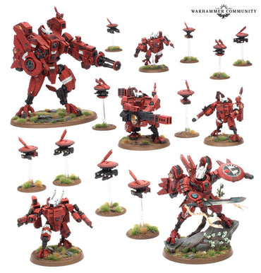 WARHAMMER 40,000 T'AU EMPIRE BATTLEFORCE FARSIGHT CADRE