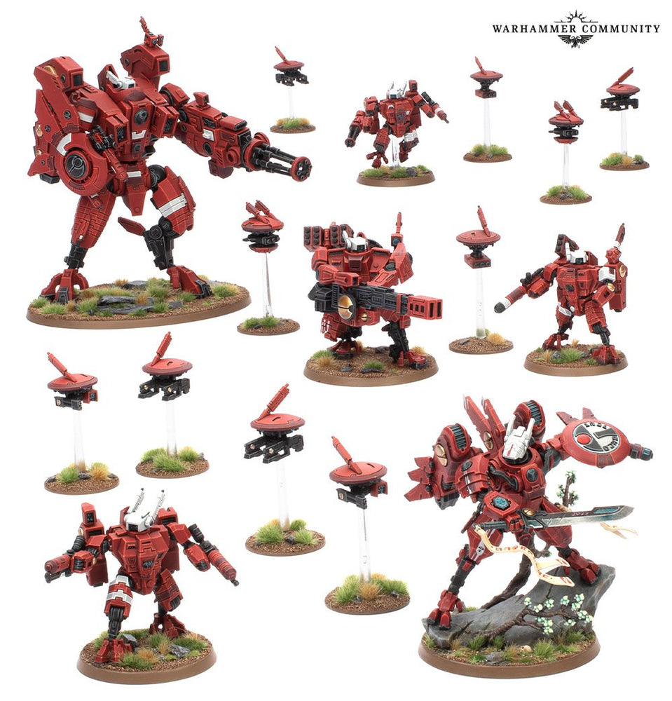 WARHAMMER 40,000 T'AU EMPIRE BATTLEFORCE FARSIGHT CADRE