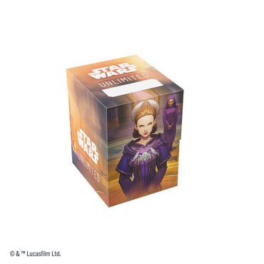 GAMEGENIC STAR WARS: UNLIMITED DECKBOX - SECRETS OF POWER: PALPATINE/PADME AMIDALA