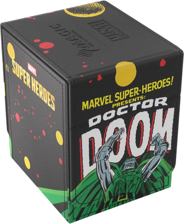 GAMEGENIC DECK BOX MARVEL SUPER HEROES SQUIRE XL DOCTOR DOOM/SPIDER-MAN