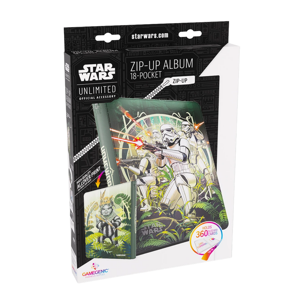 GAMEGENIC STAR WARS UNLIMITED ZIP-UP ALBUM THE FIRST LEGION//TEEBO